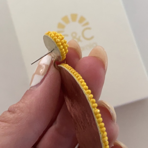 {c&c california} lemon beaded statement earring 🍋 - Picture 11 of 12
